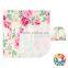 new style summer floral swaddling blanket one layer muslin baby blankets wholesale