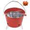 Manufacturing Green BBQ bucket Charcoal BBQ