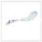 16.3cm Restaurant black and red soup spoon, two tone melamine spoon kitchenware