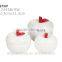 Nice Ceramic Jars White Apple Shape Candy Jar