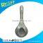 zinc alloy spoon for baby chrome plated silver spoon