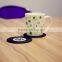 Custom logo fashionable silicone table protector coasters