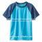 fashion sport dry fit polyester kids raglan sleeve t shirt