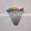 Assorted Rosette Pearl Round Head Straight Hijab Pin