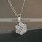 925 sterling silver pendant women snowflake necklace pendant