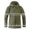 full zipper custom brand logo micro polar fleece hoodie