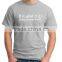 China manufacture 160gsm 100% Ring Spun Cotton Custom T shirt Printing