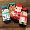 2016 New 3D Cartoon Christmas Snowman Socks Women Cotton Socks Floor Women Cotton Socks