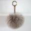 Myfur 2016 Newest Product Attrctive Winter Soft Fur Pompoms/Fox Fur Key Chains