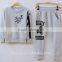 Lovely Kids Autumn Clothing Set Fashion Children Cotton 2 Pcs Clothes Set Long Sleeve Solid Top And Stripes Pant Set