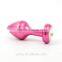 9.9*3.8 CM Aluminum Anal Sex Toy Butt Plug Anal Plug Larger Size With Diamonds Tiendas de Juguetes Sexuales