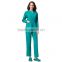 Cheap Nurse Hospital Uniform Designs long Sleeve V-Neck Healthcare