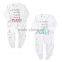 autumn letter full printed footbinding baby romper