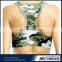Custom ladies activewear elastic running fitness yoga sexy sports bra