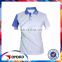 Guangzhou all over sublimation men golf shirt, stylish blue golf wear for sport