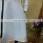 Powersweet 2014 Elegant New Design Aate Leather White Ladies Winter Dress