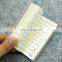 Factory price book printing services custom small notebook with plastic binding cover