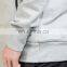 Fashion design 100% cotton gray man hoody custom size zipper hoody fleece