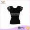 6 colors lece decoration short sleeve body-hugging nylon seamless body shapers