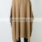 MIKA2384 Wool notched lapel cape