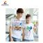 Personality DIY round neck t-shirt cotton unisex t-shirt for activities