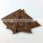 washable embossed fake leather tags labels