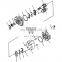 Hydraulic Gear Oil Pump 705-22-40070 Pilot Gear Pump For Loader WA500-1-A Tandem Single Pump