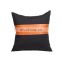 Custom design PU Canvas Splice Home Pillow case Leather Couch Cushion cover