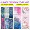 Wholesale Multi Coloured Printed Eco Tpe Black Yoga Mat Manufacture Caucho
