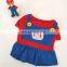 spring and summer Pet Bulldog apparel Dog clothes Mario cosplay Fat dog clothes