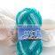 Long space dyed gradient color acrylic and nylon blended air yarn ball