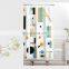 i@home mid century modern word polyester cotton shower curtains custom digital printing