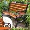 Environmental friendly shape park sit up bench