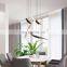 Modern bamboo light shade ceiling chandelier lights led chandelier