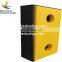 heavy traffic door polyethylene Yellow UHMWPE Dock Bumper Sliding UHMW PE dock bumper pads DOCK WALL RUBBER BUMPER
