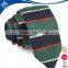 Promotion woven stripe skinny necktie
