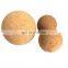 Wholesale High Density Natural Cork Massage Peanut Ball Customized Logo Neck Foot Massage Ball