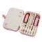 Beige Pink Light Pink 3 colors leather jewelry box Mini Jewelry Storage Box
