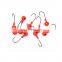 Multi Specificition lead Sinker Jig Head hooks weighted fishing hook fishhook Rock fishing hooks