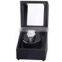 High-end motor box single slot MDF black carbon fiber PU mechanical watch automatic shaker box