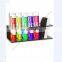 Acrylic Wall Mountable 10 Slot Dry Erase Display Shelf Divider