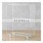 Bedside Table Cart 3 Tier Rolling Acrylic Serving Trolley For Hotel Acrylic Serving Cart With Wheels