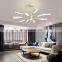 Post Modern Metal Chandelier for Home Iron Spider LED Pendant Light Luxury Living Room Ceiling Lamp