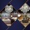 Luxury crystal chandelier modern crystal ball chandelier ceiling lamp 11.8 inch diameter recessed ceiling lamp