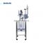 BIOBASE China Jacketed Glass Reactor JGR-50L  jacketed glass crystallization filter reactor with LCD display for lab