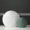 Nordic INS Green Vase Round Figurines Creative Home Decorative Ornament Abstract Vasi Ceramic Flower Vases