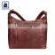 Superior Quality Best Selling Modern Design Fashion Style Anthracite Fitting Cotton Lining Genuine Leather Women Sling Bag