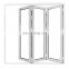 wholesale soundproof standard size glass profile aluminium bifold window and door folding windows