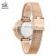 SHENGKE K0169L New Relogio Feminino Luxury Rose Gold Watch For Women Adjustable Milan Mesh Band Japan Movement Watch Luxury