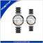 Couple Analog Quartz Wrist Watch Ceramic Band Fashion Gift Waterproof